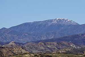 Burnt peak from santa clarita