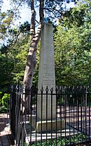 Gravesite of Justice Bushrod Washington at Mount Vernon Burial Ground in Mount Vernon, Virginia