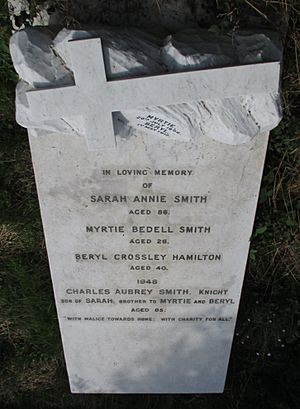 C. Aubrey Smith's gravestone