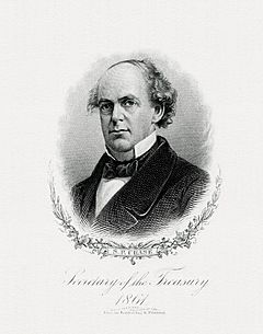 CHASE, Samuel P-Treasury (BEP engraved portrait)
