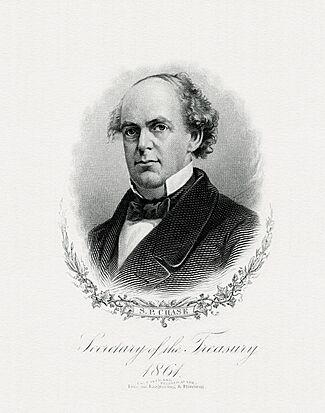 BEP portrait of Salmon P. Chase, Chief Justice of the United States, 1864–1873