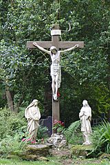 Calvary, churchyard of St Oswald and St Edmund Arrowsmith, Ashton-in-Makerfield