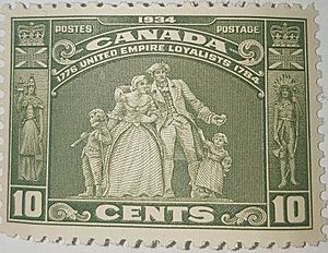 Canada 1934 United Empire Loyalist 10 Cent Stamp