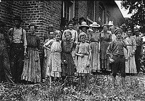 Child workers in West Point, Mississippi