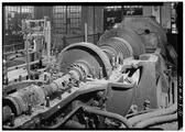 Close up view of 1929 Allis-Chalmers steam turbine with engine housing removed. - Sloss-Sheffield Steel and Iron, First Avenue North Viaduct at Thirty-second Street, Birmingham, HAER ALA,37-BIRM,4-121