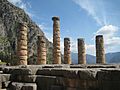 Columns of the Temple of Apollo at Delphi, Greece