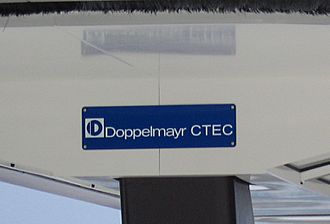 Doppelmayr CTEC nameplate 2006