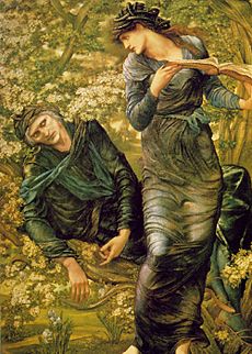 Edward Burne-Jones - The Beguiling of Merlin