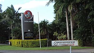 Entrance to the Holden Driving Centre, Norwell, 2014