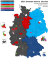 Erststimmenmehrheiten Bundestagswahl 2025