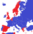 Europe 1950 monarchies versus republics