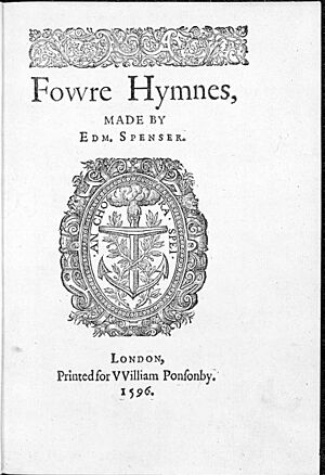 Fowre Hymnes by Edmund Spenser 1596