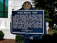 George Troup Historical Marker; LaGrange, GA