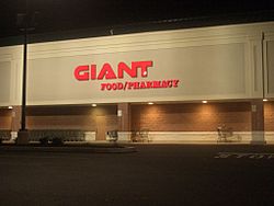 Giant-Carlisle store at night