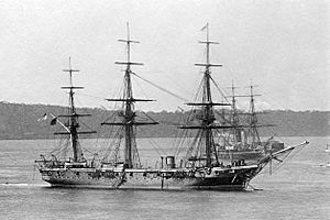 HMS Wolverine (1863) AWM 300012