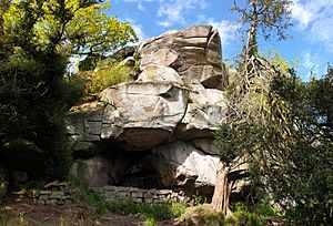 Hermit's Cave at Cratcliff Rocks