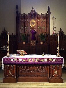 High Altar of Palmer Memorial Episcopal Church during Lent