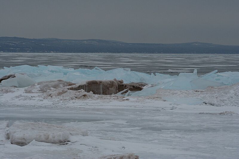 Ice on Lake Superior