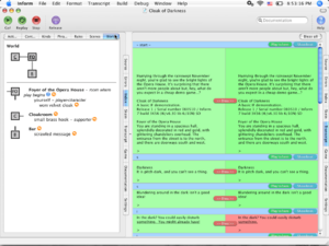 Inform 7 map and transcript