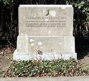 Invalidenfriedhof, Grabmal von Eichhorn, Hermann