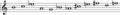 Inversion tone row