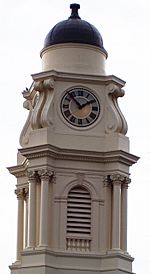 Irvington Town Hall clock tower