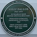 Josef Dallos plaque