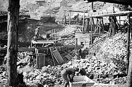 Klondike mining camp