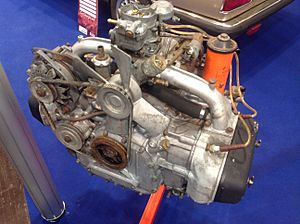 Lancia Flavia Flat four (Boxer) engine (26097832230)