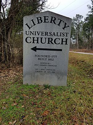 Liberty Universalist Church Sign (2019)