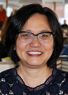 Linda Sue Park at the 2014 Texas Book Festival.