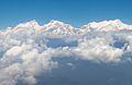 Manaslu Himal air view