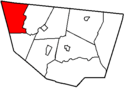 A medium size township in the northwest of the county