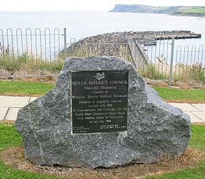 Marconi memorial Ballycastle County Antrim