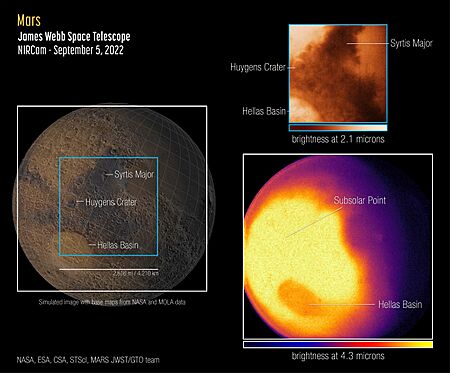 Mars Is Mighty in First Webb Observations of Red Planet (first-observations-mars-1)