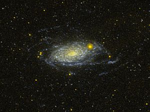 Messier 63 GALEX WikiSky