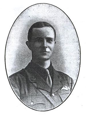 Owen Jones in his Royal Flying Corps Uniform