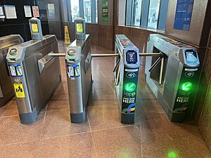 PATH exchange turnstiles 2