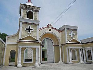 The Church of Saint-Cœur-de-Jésus in Santa Apolonia, the capital of the municipality