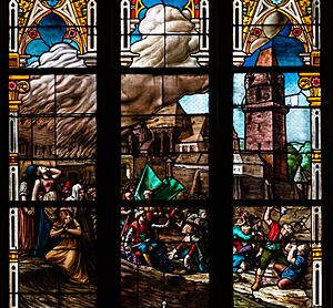 Perchtoldsdorf Pfarrkirche Türkenfenster 01 (cropped)