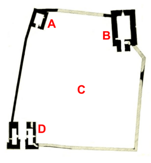 Plan of Etal Castle