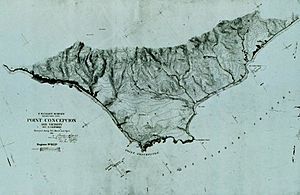 Point Conception, California, 1869 (map by C. Rockwell)