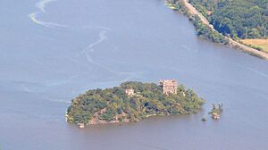 Pollepel Island view from Storm King Mountain