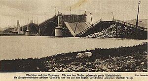 Poniatowski bridge - destroyed in 1915