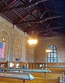 Poughkeepsie train station interior