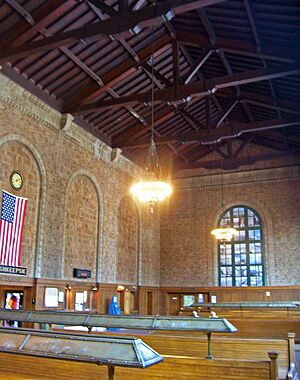 Poughkeepsie train station interior