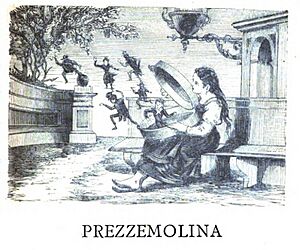 Prezzemolina opens the Scatola del Bel-Giullare - title