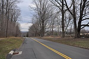 Ridgebury Road; part of the historic Washington–Rochambeau Revolutionary Route