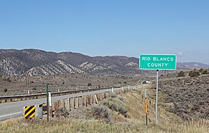 Entering  the county from the south on State Highway 13.