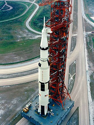 Saturn V aerial
